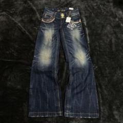00s faded flare denim pants archive y2k