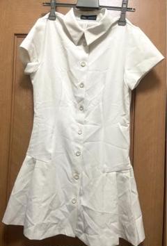 ZARA 白 ワンピース Lサイズ