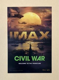 映画館用ポスター　シビル・ウォー アメリカ最後の日　US版約102cm×69cm シビル・ウォー アメリカ最後の日』全5種のフォーマット別