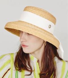 【訳あり】現行品未使用級✨シャポードオー カサブランカ　麦わら帽子 Chapeau d' O StrawBraid Casablanca | 57.5cm(75) BLACK (01