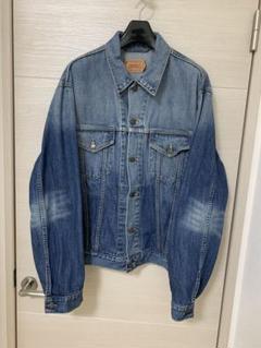 【高品質】LEVI'S Premium デニムジャケットXLライトブルー Levi's - リーバイス 90S 1st 71506XX ブルー ビッグE均等V