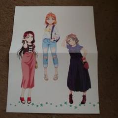 ラブライブサンシャイン 両面ポスター#♡⑫ 私服 桜内梨子&高海