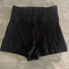 juemi ショートパンツ　ブラック　最終値下げ‼️ Contrast Knit Shorts – JUEMI