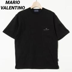 MARIO VALENTINO マリオ バレンチノ ロゴ刺繍 Tシャツ 美品