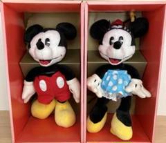 ヴィンテージ ミッキー＆ミニー GUND ぬいぐるみ 箱入 ビッグサイズ　レア