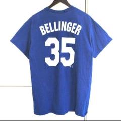 ドジャース ベリンジャー 両面プリントTシャツ MLB メジャーリーグ 古着