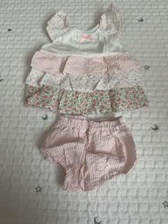 西松屋　セットアップ　トップス　パンツ　80