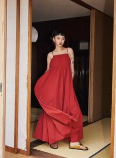 RANDOM TUCK CAMI OP 38 RED - メルカリ