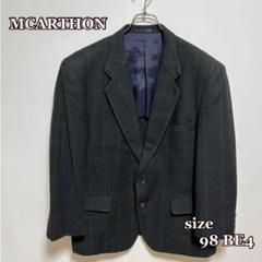 MCARTHON テーラードジャケット（98 BE 4）深色グリーン系　チェック