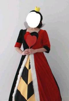 ハートの女王 コスプレ ハロウィン 衣装 アリス 女王 コスチューム ドレス 411の中古 未使用品 メルカリ