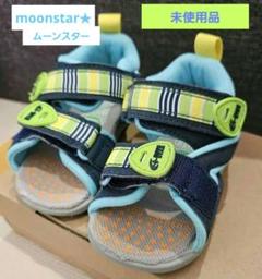 MOONSTAR ムーンスター サンダル ネイビー ライトブルー 13cm