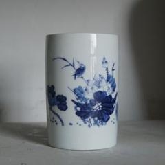 青花に紅の浮彫り寿星 急須  陶磁器 装飾品 現代工芸品 美術品 置物 ワールド オンラインストア 装飾品 陶磁器 急須 青花に紅の浮