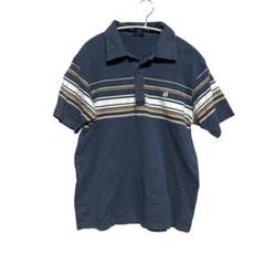 HANG TEN ハンテン ポロシャツ ネイビー　ボーダー　M