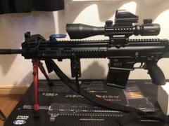 東京マルイ　次世代 電動ガン HK417 スナイパー仕様　新品カスタムパーツあり 極美品 】東京マルイ 次世代電動ガン HK417 アーリーバリアント