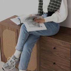 美脚テーパードデニムパンツ ストレッチ ハイウエスト ショート丈