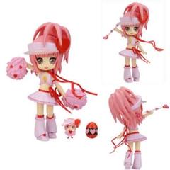 傷み有 しゅごキャラ デコれっちゅ フィギュア アミュレットハート 日奈森あむ デコれっちゅ「しゅごキャラ！」サンクス限定セット - コミック