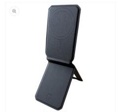 Magnet iphone Stand 黒　MagSafeレザーウォレット