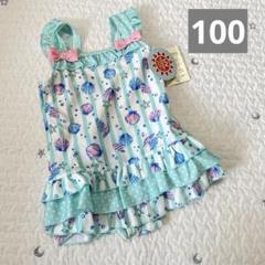 UVカット ワンピース　水着　100