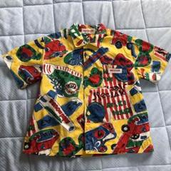 レア✨ミキハウス✨ヴィンテージ✨開襟ロゴ柄シャツ✨
