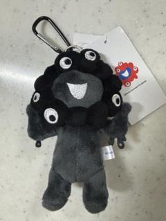 万博　黒ミャクミャクカラナビ付きマスコット　立ち
