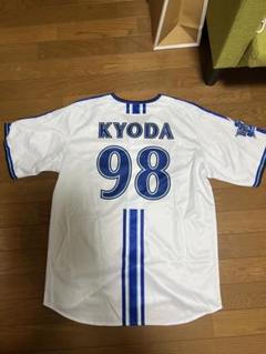 横浜DeNAベイスターズ 京田陽太選手　ユニフォーム　Lサイズ 横浜DeNAベイスターズのユニフォームへの刺繍「京田陽太選手
