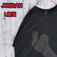 JORDAN ジョーダン ビッグプリント Tシャツ L 黒