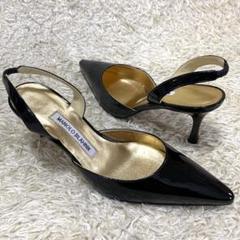 試着のみ新品!憧れのマノロブラニク キャロリン上級ライン ネイビー 23.5㎝