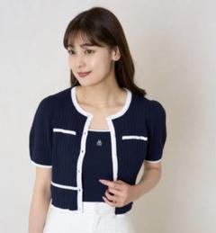2025年最新】TROIS logo bicolor rib knit setの人気アイテム