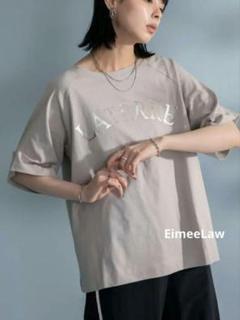 【即購入禁止】EimeeLaw 箔プリントタックスリーブTシャツのサムネイル