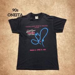 90s ONEITA オニータ ミュージカル Tシャツ Vintage 黒 M