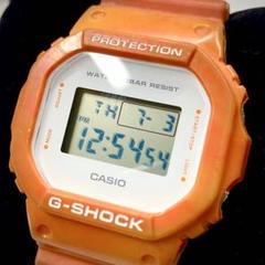 セール中❗️オレンジG✨Gショック✨DW-5600WS-4JF✨稼働品のサムネイル