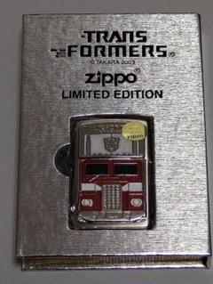 トランスフォーマー2003年記念Zippo(コンボイ柄)　シリアルNo.31 トランスフォーマー2003年記念Zippo(コンボイ柄)シリアルNo.31
