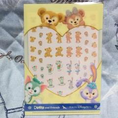 スケジュール ダッフィー&フレンズ クリアホルダー クリアファイル シール 手帳