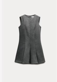 【完売品】ZARA スケーターワンピース　黒　S　新品未使用タグつき zara スケーターワンピースxs - メルカリ