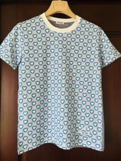 miu miu ハート柄 Tシャツ Sサイズ