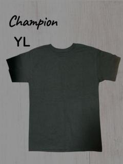 Champion チャンピオン 黒 Tシャツ YL 半袖　子供服