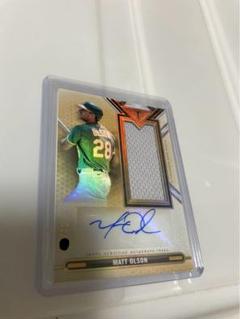 MATT OLSON サイン入り25シリトリプルスレッドカード　topps