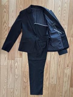 コムサ 超お買い得 就活 通勤服 新生活 パンツ スーツ 上下 セット S 黒 コムサ 超お買い得 就活 通勤服 新生活 パンツ スーツ 上下