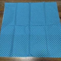 LECIEN コットン生地 水色ドット柄 93x56 ハンドメイド 綿 ルシアン