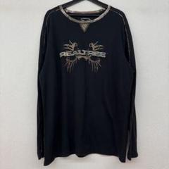 REAL TREE ロンT 長袖 Tシャツ ブラック リアルツリー 古着のサムネイル