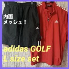 adidas ゴルフ　半袖　シャツ　ショートパンツ　メンズ　L size セット