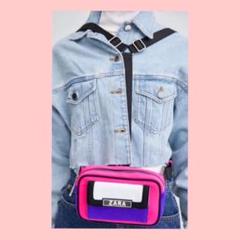 ZARA 新作! ロゴ入り ベルト付バッグバックパック ウエストポーチ レア