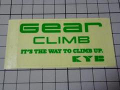 正規品 CLIMB Gear KYB クライム ギア ステッカー 74×40mm
