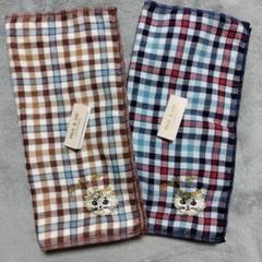 りこ様 2枚 新品 ポール&ジョー 猫 ガーゼ ハンドタオル - メルカリ