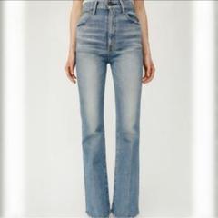 人気完売商品/ MVS FLARE 新品未使用 超美品】MOUSSY MVS FLARE ワンウォッシュデニム｜Yahoo!フリマ