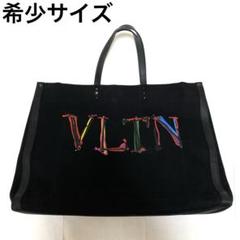 【未使用保管品】ヴァレンティノ タイムズ トートバッグ ロゴ総柄 VLTN 黒 未使用保管品】ヴァレンティノ タイムズ トートバッグ ロゴ総柄