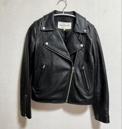美品 レイビームス ライダースジャケット ダブル 羊革 ブラック M相当 Ray BEAMS（レイ ビームス）blackmeans / LAMB ライダース