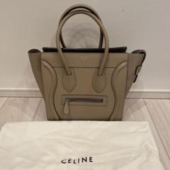 CELINE ラゲージ マイクロ キャメル 美品 CELINE セリーヌ ラゲージ マイクロショッパー キャメル - メルカリ