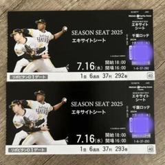 SEASON SEAT 2025 エキサイトシート 2枚セットのサムネイル