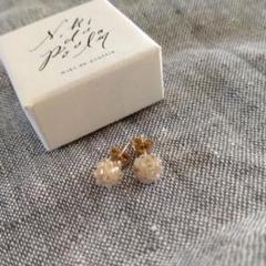 Lim｜「粒」小ピアス｜Niki.du.poulain